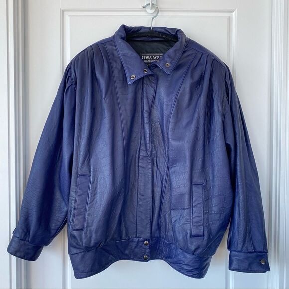 COSA NOVA | Vintage Leather Bomber Jacket - Picture 11 of 16